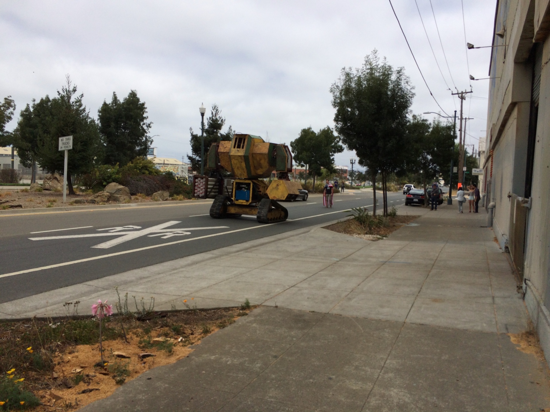 Driving the Mark II through the streets of Oakland.
