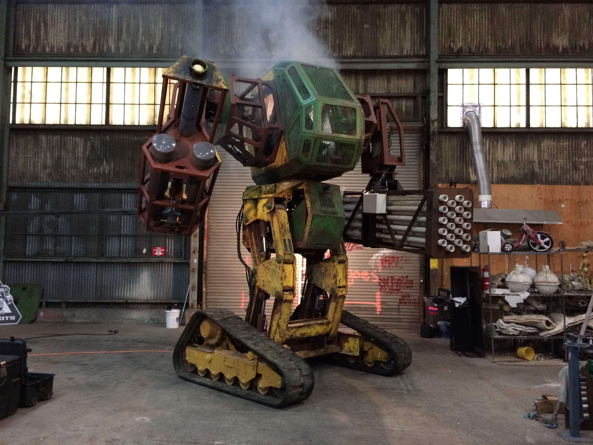 Mark II in the Oakland warehouse.
