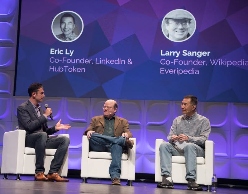 Fireside chat with Eric Ly (Co-Founder, LinkedIn) and Larry Sanger (Co-Founder, Wikipedia)